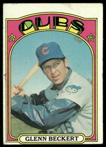 1972 Topps Glenn Beckert (Ink On Back) Chicago Cubs #45 - Picture 1 of 2