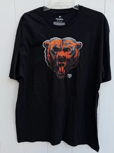 Chicago Bears Short Sleeve Black T Shirt X-Large Fanatics - Picture 1 of 4