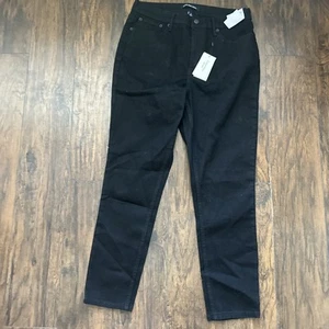 Jeans donna Calvin Klein 32 vita alta classico taglio dritto nero - Foto 1 di 5