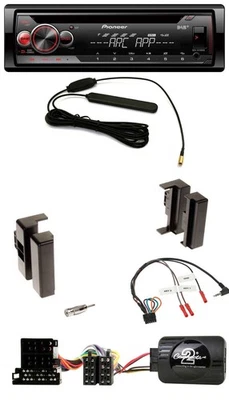 Pioneer CD USB Lenkrad DAB MP3 Autoradio für Audi A4 B5 bis 99 A6 C4 bis 97 A8 D - Bild 1 von 4