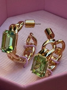 Swarovski Ohrringe Millenia Octagon Cut Grün - Bild 1 von 10