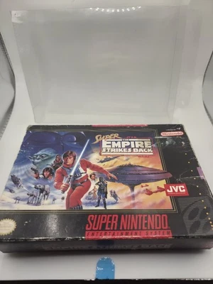 SUPER STAR WARS THE EMPIRE STRIKES BACK SUPER NINTENDO SNES COMPLETO EN CAJA CIB Foto 1 de 4