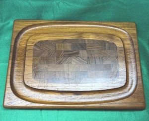 Kalmar Denmark Teak Cheese Cutting Board Charcuterie MCM Scandimodern Danish - Bild 1 von 18