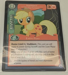 2013 MLP My Little Pony CCG Applejack #2F Steadfast Farm Pony - Hasbro Enterplay - Picture 1 of 2