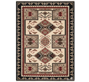 Southwestern Rug Navajo Rug Kilim Dhurrie Handmade Area Rug 100% Wool Rug 5x8 ft - Picture 1 of 3
