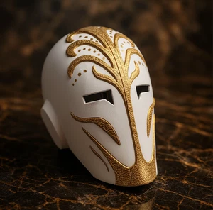 Life-Size Jedi Temple Guard Mask Replica - Star Wars Cosplay Helmet - Picture 1 of 4