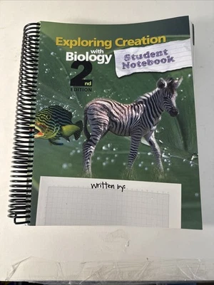 Apologia  BIOLOGY, (2nd Ed) STUDENT NOTEBOOK ( No Writing, Some Water Damage) - Image 1 of 3
