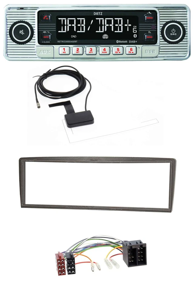 Dietz Bluetooth USB MP3 DAB Autoradio für Alfa Romeo GTV (ab 2004) - Bild 1 von 4