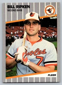 1989 Fleer Bill Ripken #616e - Baltimore Orioles - Picture 1 of 2