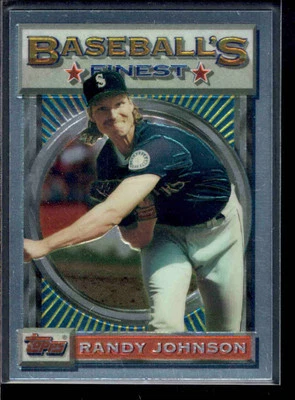 1993 Topps Finest #154 Randy Johnson  NM X3106558 - Image 1 of 3
