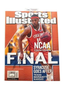 Carmelo Anthony Signed Autographed 11x14 Sports Illustrated Cover Photo JSA COA - Picture 1 of 3