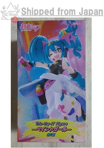Hatsune Miku Trio-Try-iT Figura Paint Girl FuRyu Autentico FuRyu dal Giappone NUOVO - Foto 1 di 6