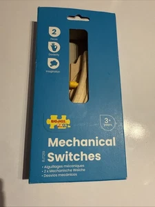 Bigjigs Rail Holz mechanische Weichen (2er Pack) Zug Gleiserweiterung - Bild 1 von 2