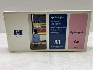 HP 81 Light Magenta Dye Printhead & Cleaner for Designjet 5000/5500 - Picture 1 of 3