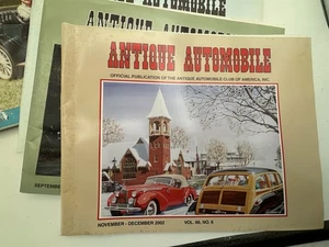 Antique Automobile Volume 66 Complete Year Lot (6) Magazines 2002 - Bild 1 von 12