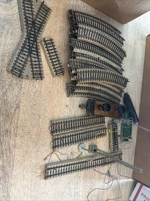 VINTAGE Lot of 30 Marklin HO  Scale Train Track Sections 3601 D /5106 - Image 1 of 4