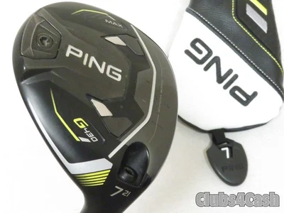 PING G430 Max Fairway 21°  7 Wood Alta CB 65 Black SR-Flex SENIOR +Cover .. NICE - Image 1 of 4