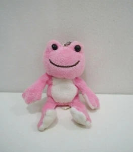 Pickles The Frog Pink Nakajima 1994 Mascot Strap 4" Plush Toy Doll Japan - Picture 1 of 7