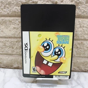 Spongebob's Truth Or Dare Nintendo DS Blockbuster Promo Shelf Display Card ONLY - Picture 1 of 2
