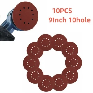Discos de lijado para paneles de yeso de papel lijadora de paneles de yeso de 9 pulgadas y 10 orificios 10 un. - Imagen 1 de 20