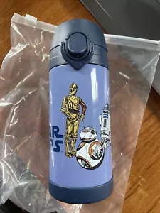 Disney school Pottery barn STAR WARS WATER BOTTLE Droid Jedi space birthday gift - Picture 1 of 11