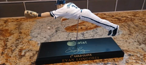 Evan Longoria Gold Glove Figurine 2009 NIB Cover