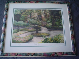 RARE - HAROLD ALTMAN Original Lithograph "Shaded Path 1988" Hand Signed/Numbered - Picture 1 of 5