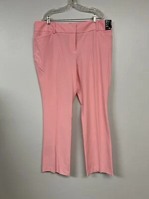 NY&C Pants Womens Stretch 7th Avenue Barely Boot Cut Pink Plus 20 NWT - Image 1 of 4