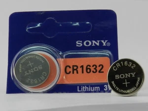 SONY CR1632 LITHIUM 3V BATTERY 1Pc - Picture 1 of 3