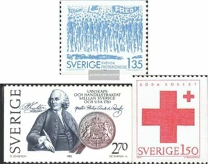 Sweden 1224,1232,1252 mint never hinged mnh 1983 Peace, Deal, Red Cross - Picture 1 of 1