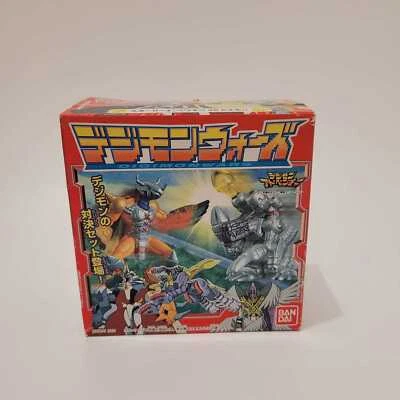 Bandai 1999 Digimon Wars MagnaAngemon VS Piedmon Diorama Set 3 Mini Figuras Raras Foto 1 de 4