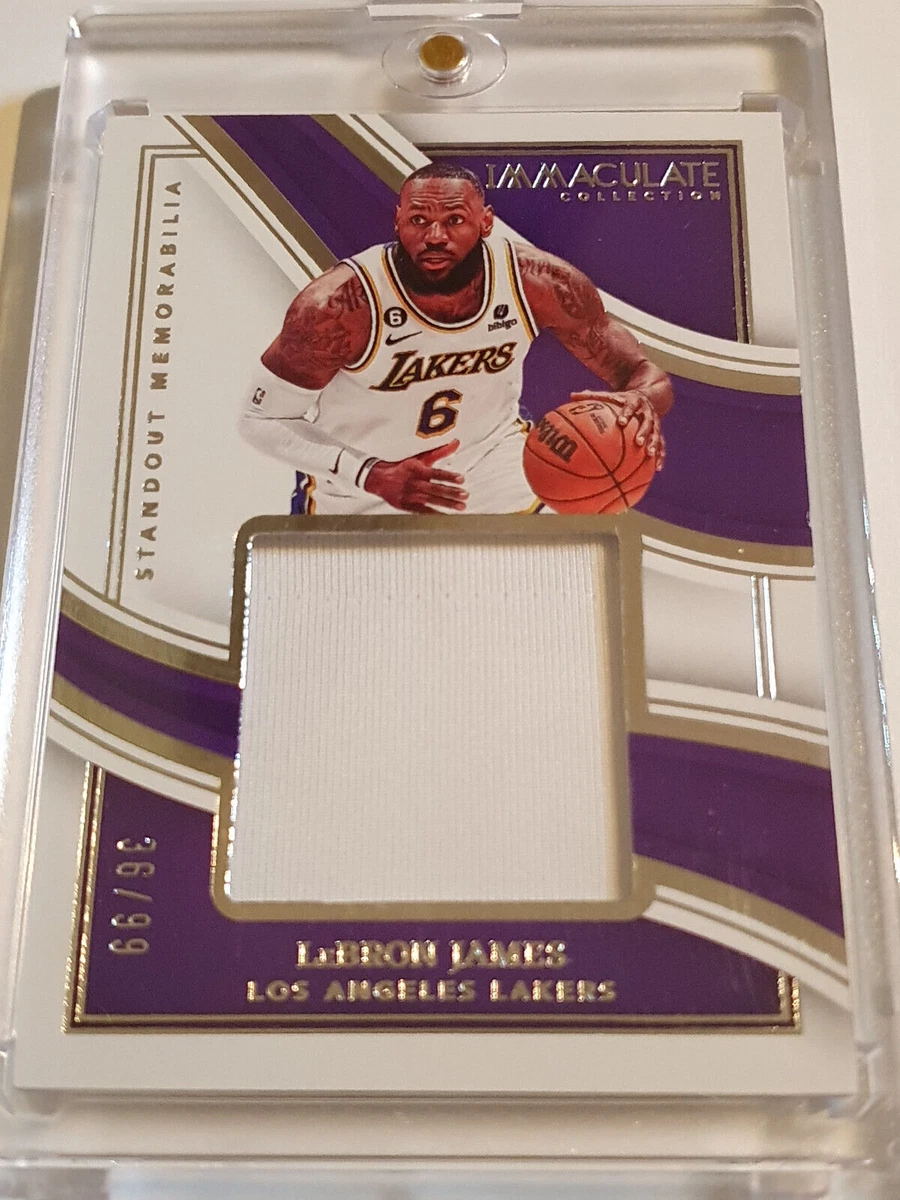 Panini LeBron James Piece of Authentic Basketball Trading Cards