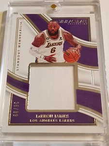 2022 Panini Immaculate Lebron James #PATCH /99 Game Worn Jumbo Jersey - Rare - Picture 1 of 4