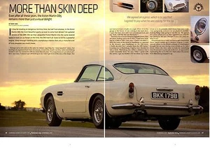 1964 ASTON MARTIN DB5 ~ GREAT 6-PAGE ARTICLE / AD - Imagen 1 de 1