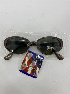 SunShades USA Kids Unisex Sunglasses UV Protection Brown Frame Black Lenses (30) - Picture 1 of 8