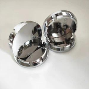 4x Universal 56mm Car Parts Wheel Center Caps Tyre Rim Hub ABS Chrome Caps Cover - Picture 1 of 12