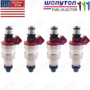 4Pcs Fuel Injectors A46-000001 For Nissan RB20DET SKYLINE 180SX 200SX - Picture 1 of 6