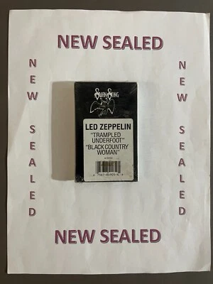SEALED LED ZEPPELIN TRAMPLED UNDERFOOT/BLACK COUNTRY WOMAN CASSETTE SINGLE - Image 1 of 2
