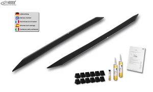 RDX Seitenschweller für VOLVO S80 2006-2016 / V70 2007-2016 schwarz glänzend - Picture 1 of 4
