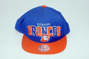 Neu Denver Broncos Mütze Mitchell & Ness Vintage Collection verstellbar - Bild 1 von 5