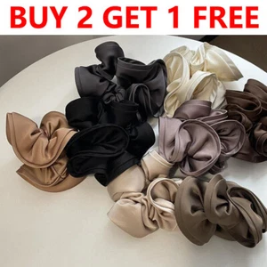 Hair Scrunchie Headrope Ponytail 15cm Elastic Tie Silk Satin Fashion Large Women - Picture 1 of 14