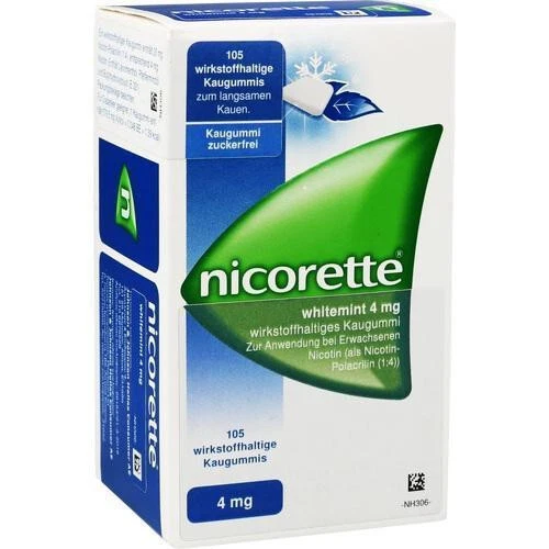 NICORETTE Kaugummi 4 mg whitemint 105 St PZN 14358780 - Bild 1 von 1