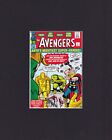 8X10" Matted Print Postcard Comic Book Cover Art, The Avengers, #1