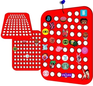 Round Corner Jibbitz Storage Mat (12”x9 4mm) Unisex  - Picture 1 of 1