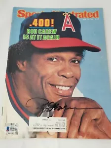 Rod Carew Signed Sports Illustrated Cover 6.13.83 HOF MLB Angels BAS COA - Picture 1 of 2
