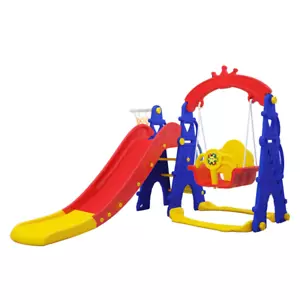Altalena Scivolo 4 in 1 per Bambini Neonati - Playset Centro Sportivo - - Foto 1 di 3