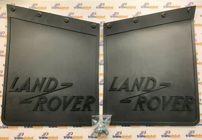 Rear Mudflaps x2 to fit Land Rover Series 88" 109" 2 2A 3 GENUINE 320590 - Image 1 of 2