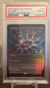 MTG - Secret Lair Drop Pride Across Multiverse - SLD - Sol Ring 1011 Foil PSA 10 - Picture 1 of 4