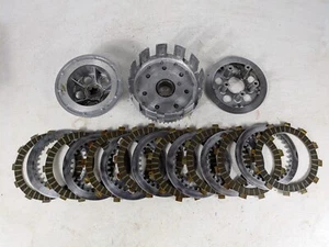 1993 Kawasaki KX125 KX 125 Clutch Basket Inner Outer Pressure Friction Plates - Bild 1 von 13