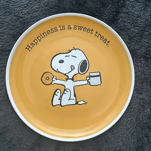 Disney Snoopy Pottery Barn peanuts school PLATE Holiday party heart  🌈 kid !. - Picture 1 of 7